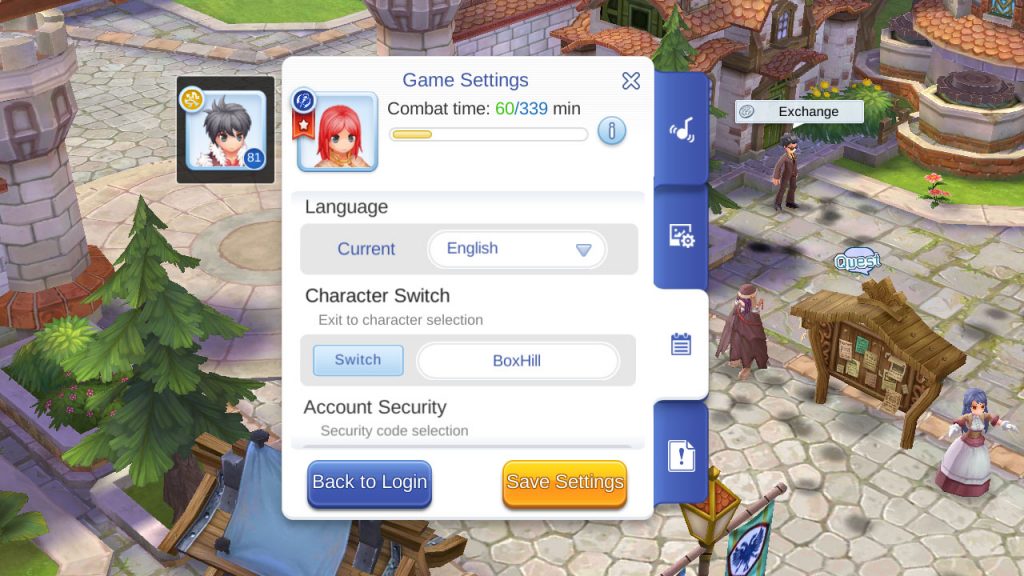 ragnarok mobile switch character