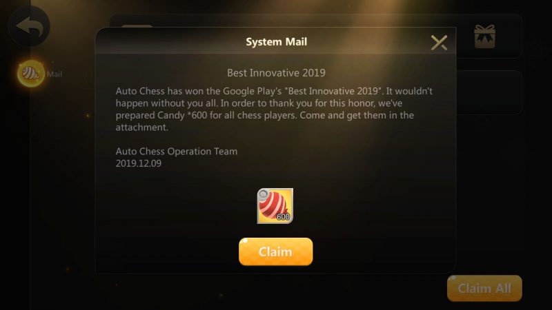 Google's 2019 Best Innovative Game Award goes to Auto Chess